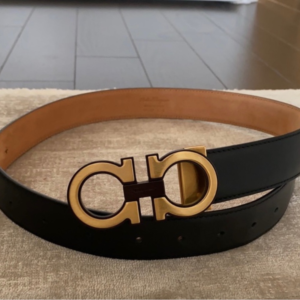 COPY - Double Garcini Leather Belt